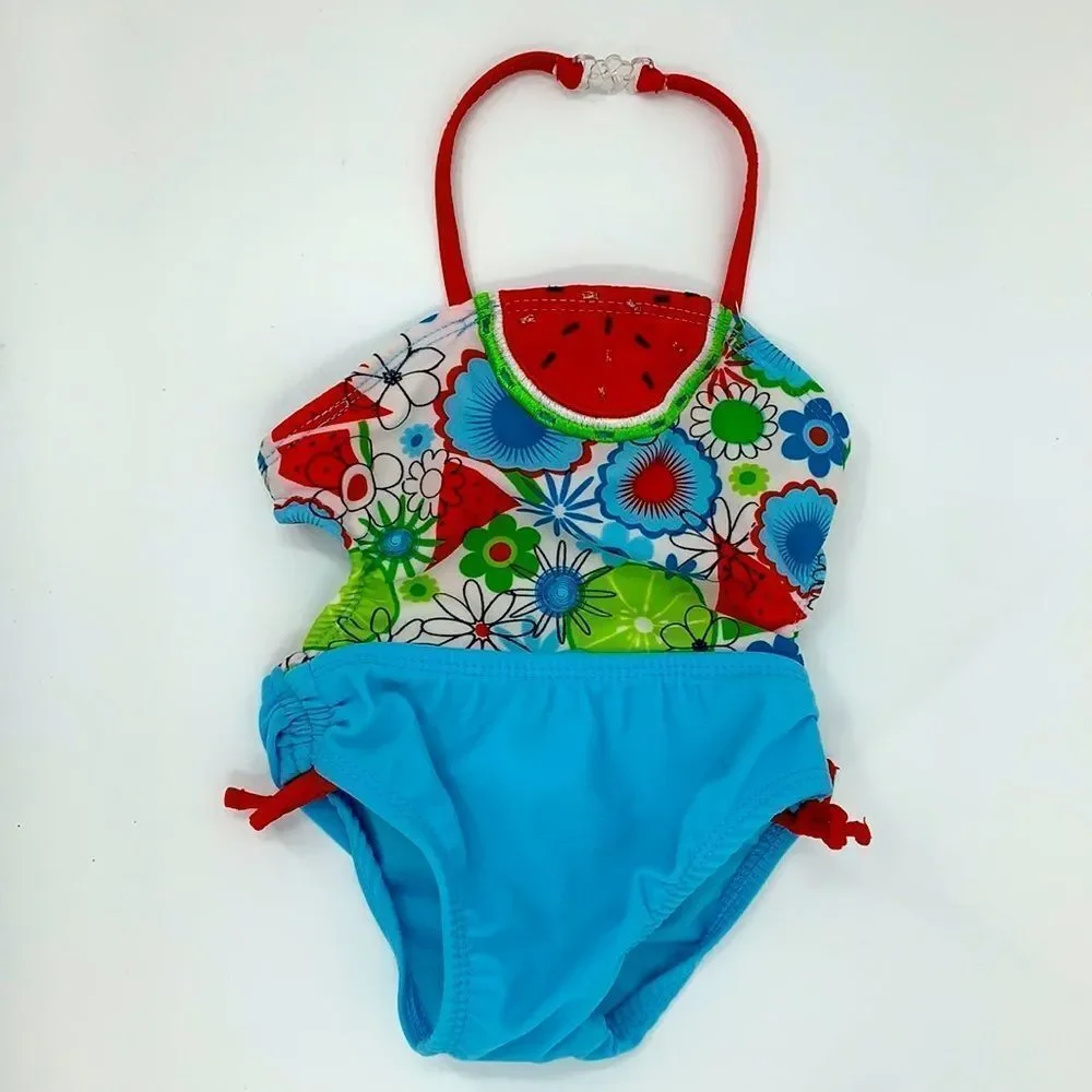 Okie-Dokie Watermelon Swimsuit‎ Sz 12M